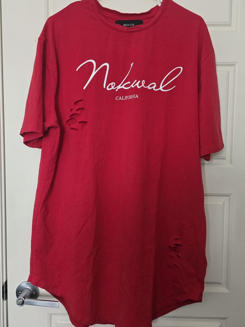 Nokwal California Distressed Graphic Tee